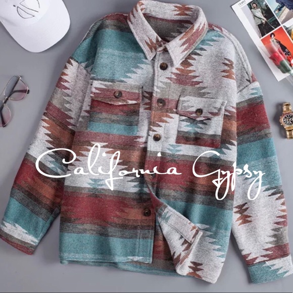 Aztec Western Boho Jacket - Picture 2 of 9